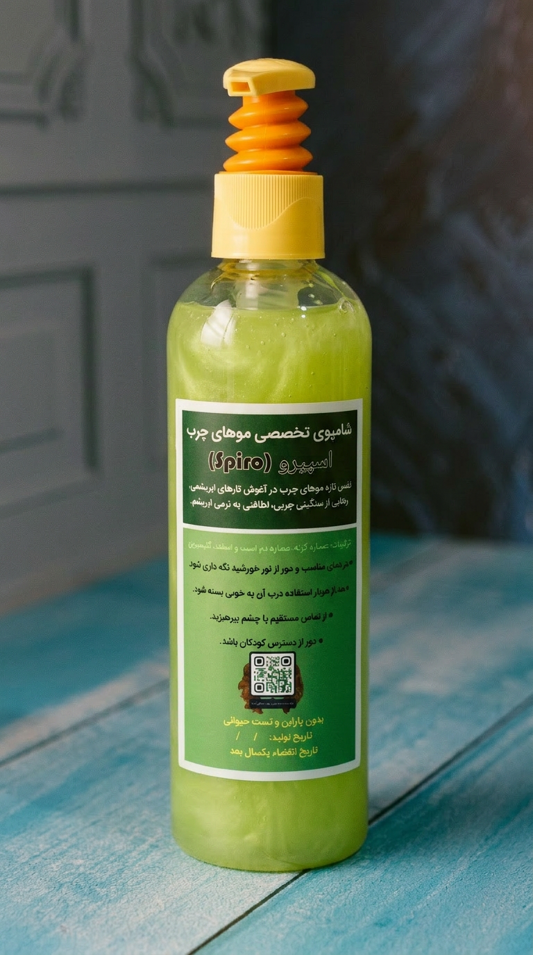 شامپوی موهای خیلی چرب اسپیرو