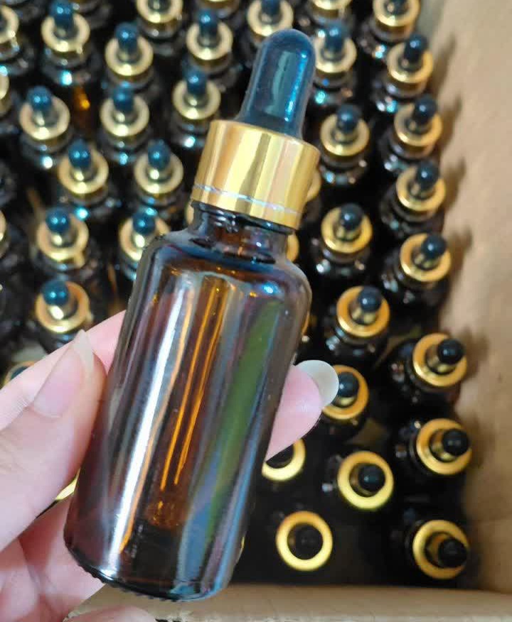 قطره چکان شیشه‌ای 🤎